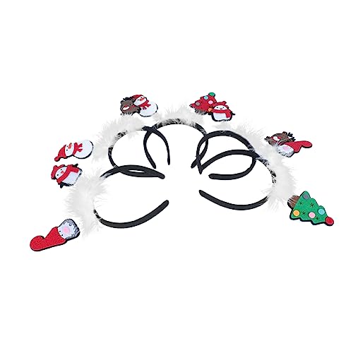Ipetboom 5stücke Teiliges Weihnachts-haarreifen Mit Flauschigem Design Für Karneval Festlichkeiten Und Kostümpartys Bequem Und Langlebig Attraktiver Kopfschmuck Für Fest von Ipetboom