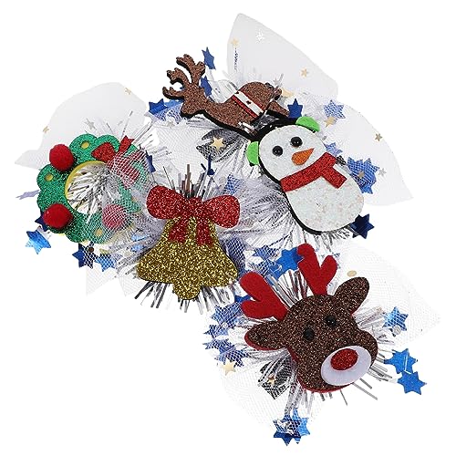 Ipetboom 5stücke Teiliges Weihnachts-haarclips Für Mädchen Festliche Haarschmuck Mit Und Für Weihnachten Partys Und Besondere Anlässe von Ipetboom