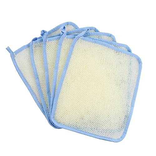 Ipetboom 5er-pack Peeling-waschlappen Wiederverwendbare Spa-badetücher Sanftes Peeling Reisefreundlich Leicht Bedruckt von Ipetboom
