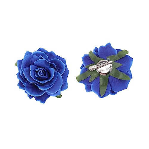 Ipetboom 5st Hochzeitshaarspangen Für Bräute Haarschmuck Für Mädchen Rosenhaarklammern Für M?dchen Rosenbrosche Pin Hochzeitshaarschmuck Für Frauen Mexikaner Korsage Fräulein Blumen von Ipetboom