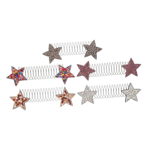 Ipetboom 5Stücke Teiliges Haarspangen Für Damen Haar Finishing Kämme Verschiedenen Farben Für Elegantes Hairstyling von Ipetboom
