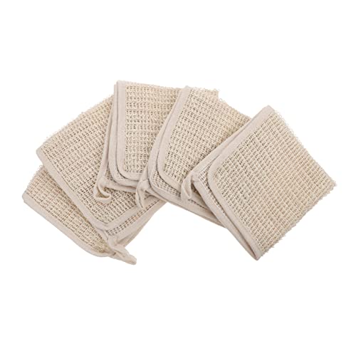 Ipetboom 5pcs Badetuch Leinen Peeling Wäscher Handschuh Verdicken Dusche Körper Handtuch Für Zurück Schrubben von Ipetboom