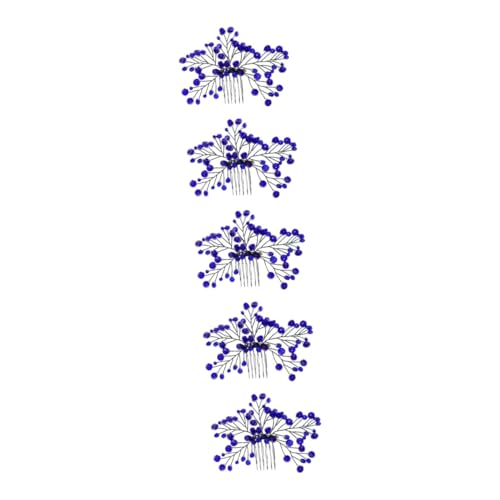 Ipetboom 5St Braut Hochzeit Kamm Frisierkamm dekorative Haarkämme Kinderkamm Tiara haarschmuck brautseitenkämme braut kopfschmuck Modellieren Kopfbedeckung Haare hoch Bankett Zinklegierung von Ipetboom