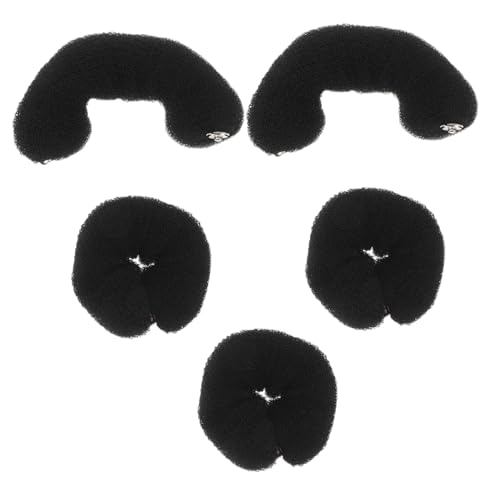 Ipetboom 5stücke Kleiner Donut-haarknoten-maker Haarknoten-formen Haar-accessoires Für Mädchen Und Frauen Haarschutz-tool Für Dutt Pferdeschwanz Und Mehr von Ipetboom