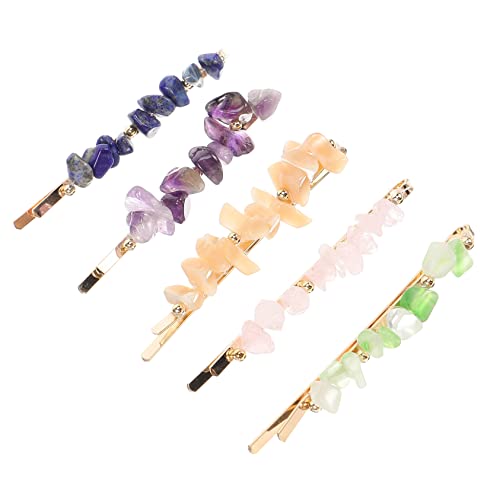 Ipetboom 5 Stück Glitzer Haarspangen Für Frauen Bobby Pins in Verschiedenen Farben Haarnadeln Aus Metall Kreative Haarschmuck Für Hochzeiten Und Partys von Ipetboom