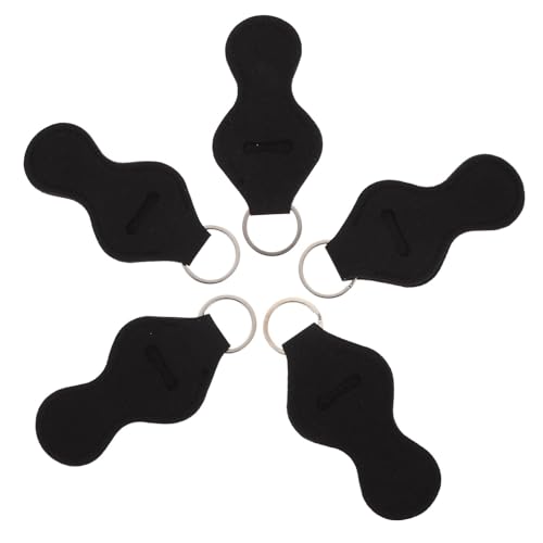 Ipetboom 5stücke Neopren-Halter Lippenstiftetui Schlüsselanhänger Mit Praktischem Ring Zum Befestigen Und Mitnehmen Für Täglichen Gebrauch Und Reisen von Ipetboom