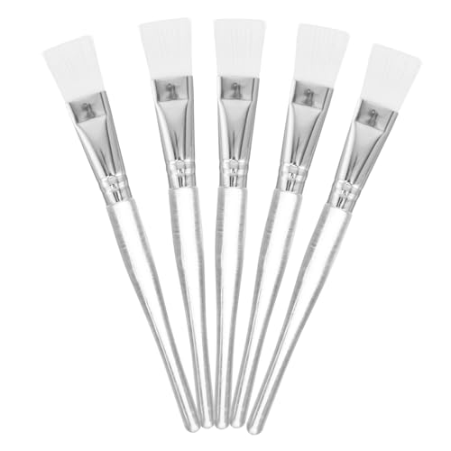 Ipetboom 5stücke Gesichtsmaske Nylonpinsel Wiederverwendbar Maskenpinsel Zum Auftragen Und Glätten Für Und Schlammmasken von Ipetboom