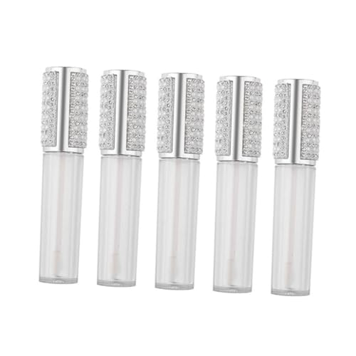 Ipetboom 5stücke Runde Lippenfarbe Tuben Für Lippenstift Transparente Lip Gloss Behälter Für Reisen Und Tägliche Nutzung Leicht Und Tragbar von Ipetboom