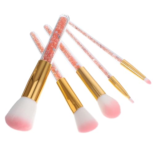 Ipetboom 5stücke Teiliges Makeup Pinselset Für Frauen Langanhaltende Dichte Borsten Für Flüssige Foundation Puder Und Augenbrauen Professionelles Kosmetikzubehör Elegantem Design von Ipetboom
