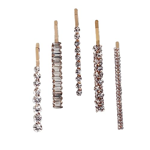Ipetboom 5stücke Teiliges Set Funkelnder Haarspangen Strasssteinen Geometrische Haarklammern Für Damen Für Besondere Anlässe Und Alltag von Ipetboom