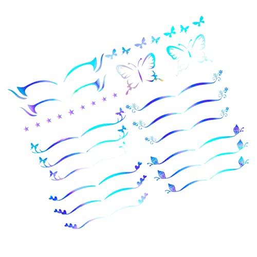 Ipetboom Selbstklebende Eyeliner-aufkleber 6 Blätter Lidschatten-aufkleber Temporäre Augen-make-up-aufkleber Für Abende Und Veranstaltungen von Ipetboom