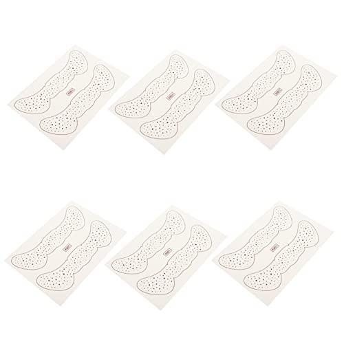 Ipetboom 6 Blätter Vorlagengesichtsaufkleber Make-up-Schablonen für das Gesicht -Transfer-Aufkleber temporary tattoos temporäre tattoos Gesicht Fake Tattoos Aufkleber Tinte von Ipetboom