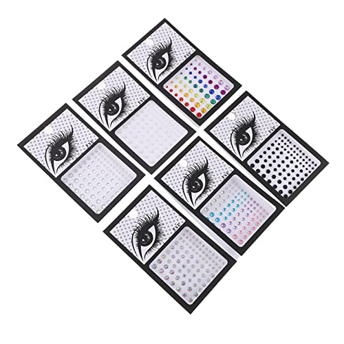 Ipetboom 6blätter Gesicht Schmuck Aufkleber Glitzer Edelsteine Für Makeup Hautfreundlich Verschiedene Für Festivals Und Partys von Ipetboom