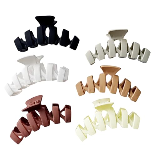 Ipetboom 6stücke Haarklammern Frauen Haar Haarschmuck Aus Kunststoff Nicht-slip Haarklammern Für Dickes Normales Und von Ipetboom