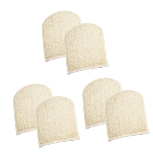 Ipetboom 6 Stk Badetuch Tiefenreinigungshandschuh Peeling-handschuhe Schrubber Beauty-massagehandschuhe Peeling-körperpeeling Handschuhe Waschen Luffa-bad-peeling-handschuhe ， von Ipetboom