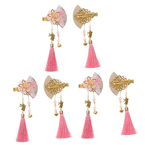 Ipetboom 6 Stk Fan-haarnadel Hanfu Haarschmuck Hochzeitskopfschmuck Für Die Braut Asiatische Haaraccessoires Japanische Haarnadel Haarspangen Für Kinder Legierung Lolita Zubehör Fräulein von Ipetboom