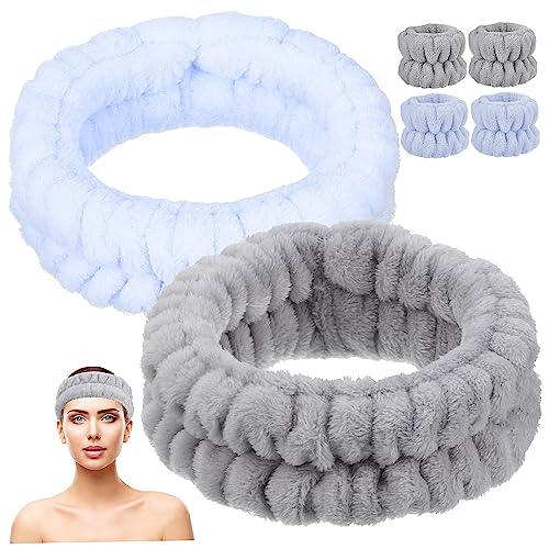 Ipetboom 6 Stk Gürtel Waschen Stirnbänder Für Die Hautpflege Hautpflege-stirnbänder Für Frauen Spa-stirnband Hautpflege-stirnbänder Einfach Spa-stirnbänder Make-up-stirnband Falsch von Ipetboom