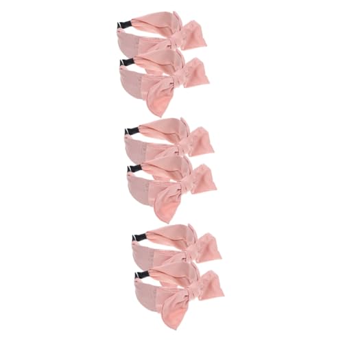 Ipetboom 6 Stk Schleife Stirnband Bogen Geknotete Stirnbänder Für Mädchen Schleifenstirnbänder Für Mädchen Schleife-stirnband Haarband Rosa Haare Drücken Polyester-spandex Kopfbedeckung von Ipetboom