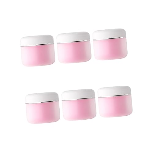 Ipetboom 6 Stk Make-up-Puder-Behälter Reise-Make-up-Behälter Make-up-Creme-Gläser Reisebehälter Lidschatten Kosmetikbehälter Mini Probe Palette Container reisen Rosa von Ipetboom