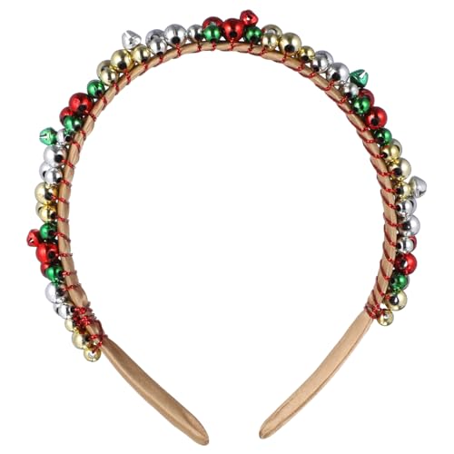 Ipetboom 6 Stk Weihnachtsglocken-Stirnband böhmische kleidung Haarschmuck für Kinder Kleider Haarbänder Weihnachtshaarband Weihnachtshaar-Accessoire Weihnachten schmücken Requisiten Harz von Ipetboom