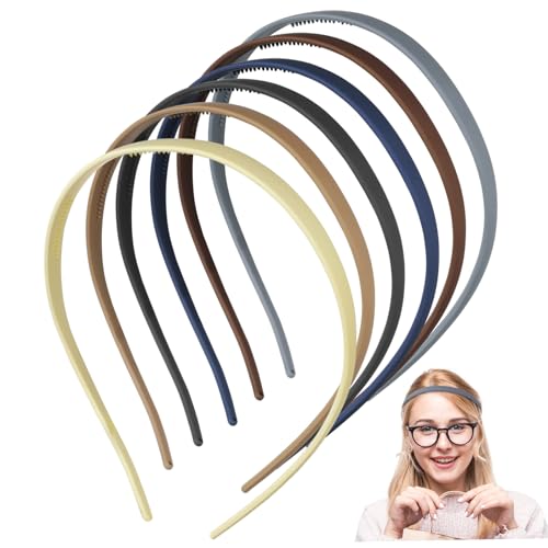 Ipetboom 6stücke Rutschfeste Stirnbänder Für Damen Elastische Haarbänder Für Brillenträger Dünne Kunststoff-haarreifen Für Alltag Sport Und Freizeit Komfortabel Und Stylish Ipetboom 6stücke Rutschfeste Stirnbänder Für Damen Elastische Haarbänder Für Brillenträger Dünne Kunststoff-haarreifen Für Alltag Sport Und Freizeit Komfortabel Und Stylish von Ipetboom