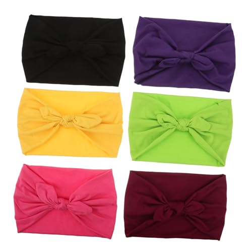 Ipetboom 6 Stück Elastische Stirnbänder für Damen mit Schleifen und Hasenohren Rutschfest Schnelltrocknend Absorbierend Breites Yoga Workout Haarband für Sport und Alltag Ipetboom 6 Stück Elastische Stirnbänder für Damen mit Schleifen und Hasenohren Rutschfest Schnelltrocknend Absorbierend Breites Yoga Workout Haarband für Sport und Alltag von Ipetboom