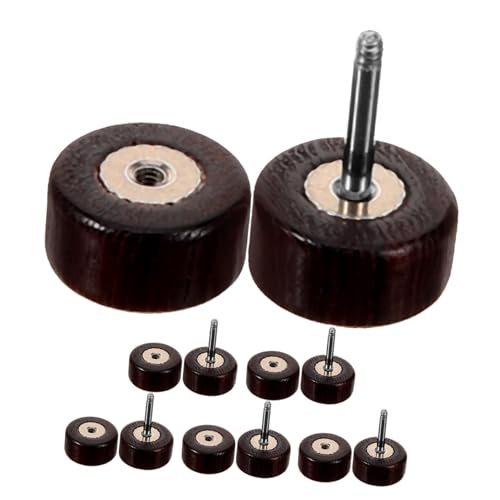 Ipetboom 6 Stück Faux Gauge Ohrringe Holz Ohrstecker Herren Fake Plugs Minimalistisch Leicht Komfortabel Vielseitig Kombinierbar Braun von Ipetboom