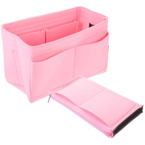 Ipetboom 6 STK Aufbewahrungsbeutel aus Filz Handtaschen-Organizer mit Einsatz Organizer-Taschen für die Reise Geldbörsen Kosmetiktasche Make-up-Organizer-Tasche Make-up-Taschen Lagerung von Ipetboom