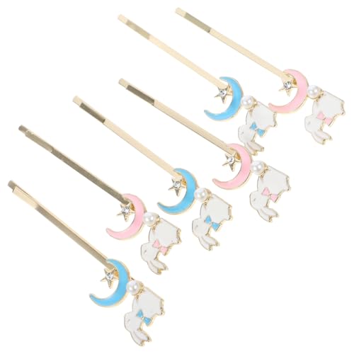 Ipetboom 6stücke Teiliges Kaninchen-haarclips Für Mädchen Und Damen Verspielte Haarschmuck-accessoires Für Ostern Und Festliche Anlässe Langlebig Und Vielseitig Einsetzbar von Ipetboom