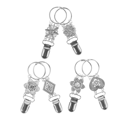 Ipetboom 6 Stück Hutclips Reisehuthalter Fäustlingsclips Huthalter Für Reisekappen Clips Huthalter Clips Reisehuthalter Huthandschuh Clips Reisezubehör Kappen Clips Zinklegierung von Ipetboom