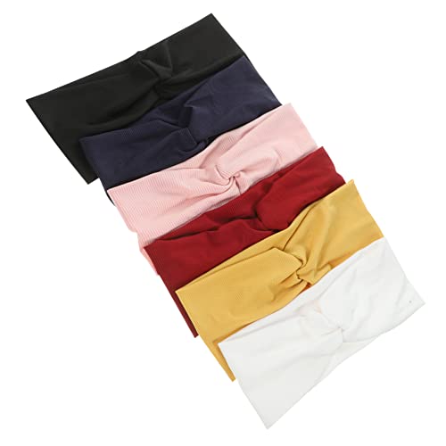 Ipetboom 6 Stück Knotenkopfband Damen Elastische Stirnbänder für Yoga Sport und Freizeit Schweißabsorbierend Bequem und Atmungsaktiv für Training und Reisen Farben Weinrot Ipetboom 6 Stück Knotenkopfband Damen Elastische Stirnbänder für Yoga Sport und Freizeit Schweißabsorbierend Bequem und Atmungsaktiv für Training und Reisen Farben Weinrot von Ipetboom