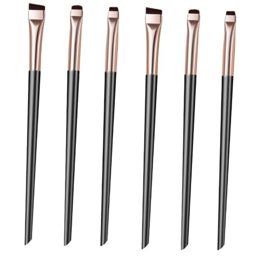 Ipetboom 6stücke Eyeliner Pinsel Set Präzisions Augen-make-up-tool Fein Applikatoren Make-up-pinsel Für Eyeliner Werkzeuge von Ipetboom