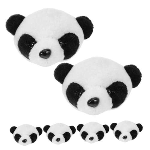 Ipetboom 6 Stück Plüsch Panda Broschen Teiliges Cartoon Pin für Mädchen Süße Anstecknadel Dekoration für Kleidung Taschen und Accessoires von Ipetboom