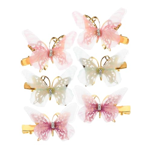 Ipetboom 6stücke Teiliges Süße Schmetterlingshaarklammern Für Mädchen Zarte Haaraccessoires Aus Strapazierfähigem Material Für Prinzessinnenkleider Und Alltagslooks von Ipetboom