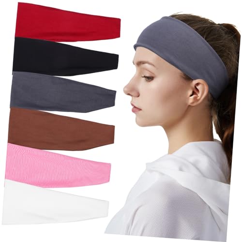 Ipetboom 6 Stück Sport Stirnbänder Damen Herren Elastisch Atmungsaktiv Schweißband Breit Rutschfest für Yoga Laufen Fitness Vielseitig Farbenfroh Stabiler Halt Ipetboom 6 Stück Sport Stirnbänder Damen Herren Elastisch Atmungsaktiv Schweißband Breit Rutschfest für Yoga Laufen Fitness Vielseitig Farbenfroh Stabiler Halt von Ipetboom