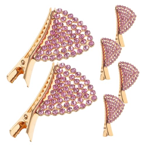 Ipetboom 6 Stück Teiliges Cat Ear Haarspangen mit Funkelnden Strasssteinen Einzigartige Glänzende Haarklammern für Frauen und Mädchen Vielseitig für Alltag Styling und Besondere Anlässe von Ipetboom