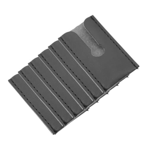 Ipetboom 6 Stück Teiliges PU Leder Rasierklingen Schutzhüllen Doppelschneidige Butterfly Rasierer Schutztasche Kratzfester Reise Etui für Herren Rasur und Pflege Zubehör von Ipetboom