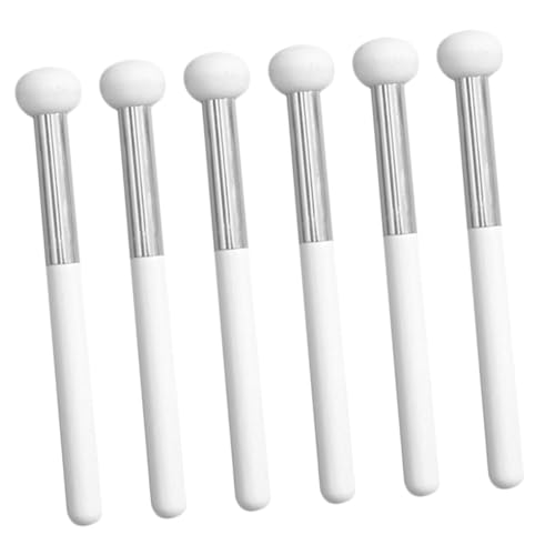 Ipetboom 6 Stück Tragbare Concealer Pinsel Schwamm Make up Pinsel Für Gesicht Augenlider Nase Komfortabler Griff Reisegröße Für Frauen von Ipetboom