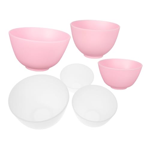 Ipetboom 6 Teilige Behandlungsprodukte Für Damen Zur Verwendung Mit Masken Hautpflegeschalen DIY Gesichtsmaskenschale Kosmetisches Multi Kit Salon Frauen Schlamm von Ipetboom