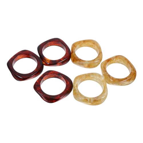 Ipetboom 6 Teiliger Armreif Übertrieben Unregelmäßige Armreifen – Klobige Geometrische Breite Armbänder Für Damen – Stilvolle Armbänder Für Partys Und Den Alltag von Ipetboom