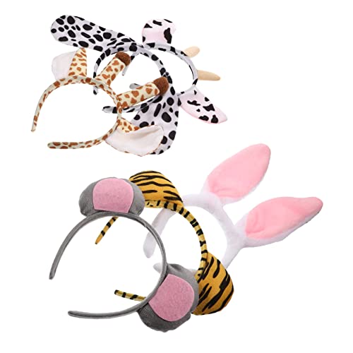 Ipetboom 6stücke Stirnbänder Im Cartoon-tier-design Für Junge Mädchen Aus Hochwertigem Material Glatt Und Angenehm Zu Tragen Für Party Und Cosplay-dekoration von Ipetboom
