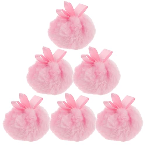 Ipetboom 6-teiliges Puderquaste: Sanfter Plüsch-Applikator für losen Puder für Neugeborene – Make-up-Kissen, Kosmetikkissen für drinnen und draußen von Ipetboom