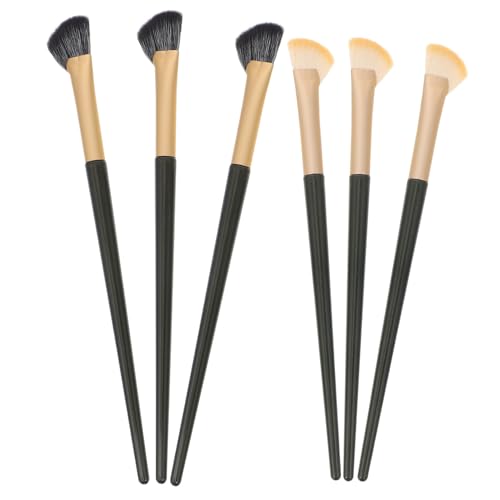 Ipetboom 6stücke Augenbrauen Und Eyeliner-pinsel Mit Schrägem Design Für Präzise Anwendung Für Augen-make-up Und Concealer Für Frauen Und Mädchen von Ipetboom