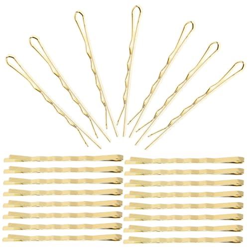 Ipetboom 60 Stck Teiliges Goldene Haarnadeln für Damen Dekorative Haarspangen für Dickes Haar Modische Haarklammern für Mädchen Vielseitiger Haarschmuck für Verschiedene Frisuren und von Ipetboom