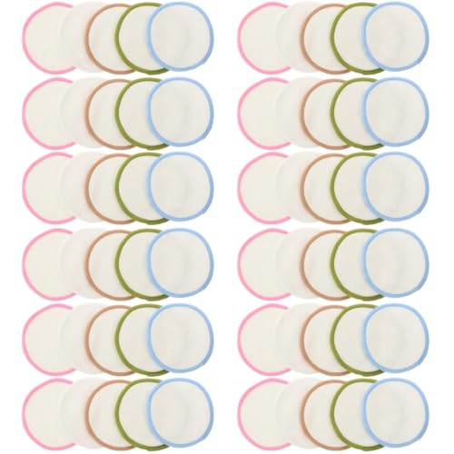 Ipetboom 60stücke Waschbare Reinigungspads Wiederverwendbare Make-up Entferner Für Sanfte Gesichtsreinigung Für Empfindliche Verschiedenen Farben von Ipetboom