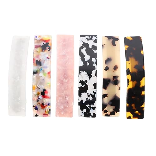 Ipetboom 6stücke Teiliges Minimalistische Haarspangen Aus Acetat Leichte Haarklammern Für Damen Für Täglichen Gebrauch Und Besondere Anlässe Halten Die Frisur Zuverlässig Form von Ipetboom