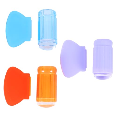 Ipetboom 6St Nagelkunst-Silikonstempel Gel-Kit für Nägel transparenter Gel-Nagellack Zähne Edelsteine ​​​​Kit nageldesign nägel design werkzeug Nagellack-Stempel Nagelstampfer Kieselgel von Ipetboom