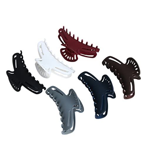 Ipetboom 6 Stück Haarspangen Aus Kunststoff Für Volumen Top-clip Für Haare Damen Zufällige Farben Haar-accessoires Einfach Praktisch Elegant Charme von Ipetboom