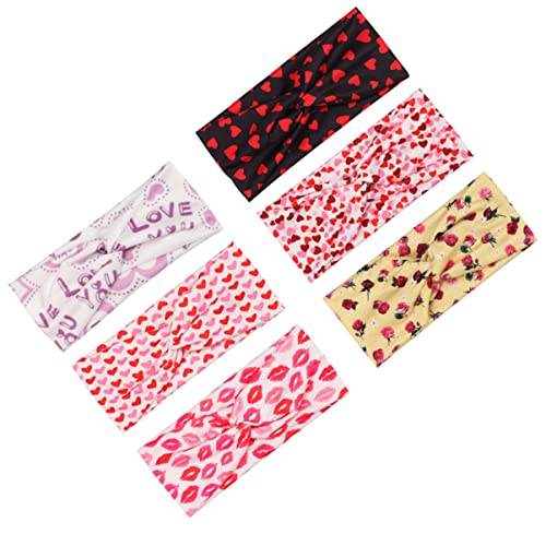Ipetboom 6stücke Elastische Fitness-stirnbänder Mit Herz-lippen-design Atmungsaktive Und Rutschfeste Haarbänder Für Damen Für Sport Und Alltag Farbenfroh Und Stylisch Ipetboom 6stücke Elastische Fitness-stirnbänder Mit Herz-lippen-design Atmungsaktive Und Rutschfeste Haarbänder Für Damen Für Sport Und Alltag Farbenfroh Und Stylisch von Ipetboom