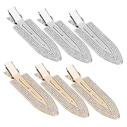 Ipetboom 6Stücke Teiliges Haarclips für Damen No Dent Haarklammern für Styling Make Up Besondere Anlässe Langlebig Auffällig von Ipetboom